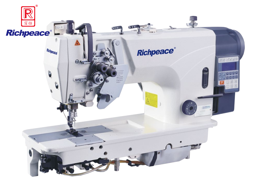 富怡微油雙針直驅(qū)式自動(dòng)切線角縫機(jī) 