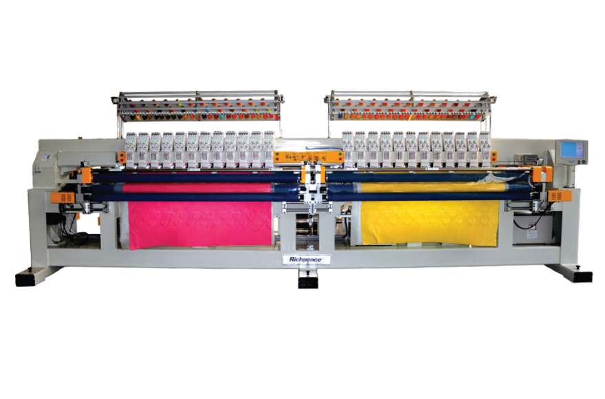 富怡多色雙幅電腦絎繡機(jī)