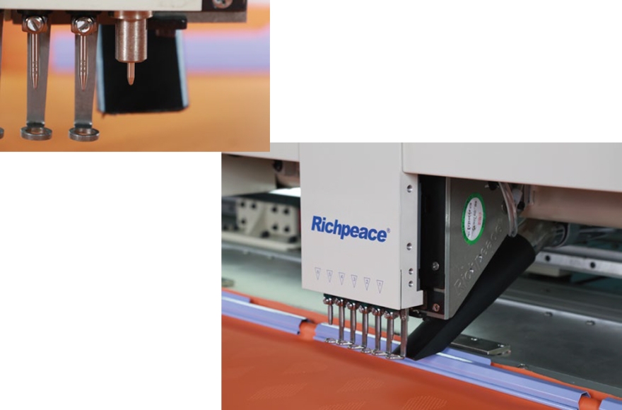 富怡全自動多頭沖孔機（固定頭-6沖刀）