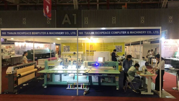 越南VTG，富怡展機露風采